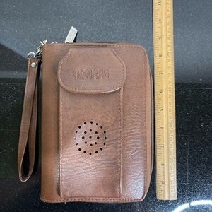 Vintage Leatherette Brown Power Planner